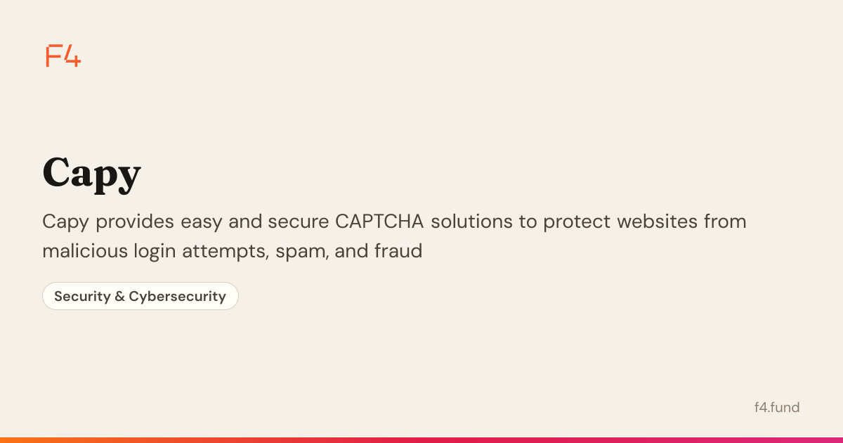 Capy — Security & Cybersecurity | F4