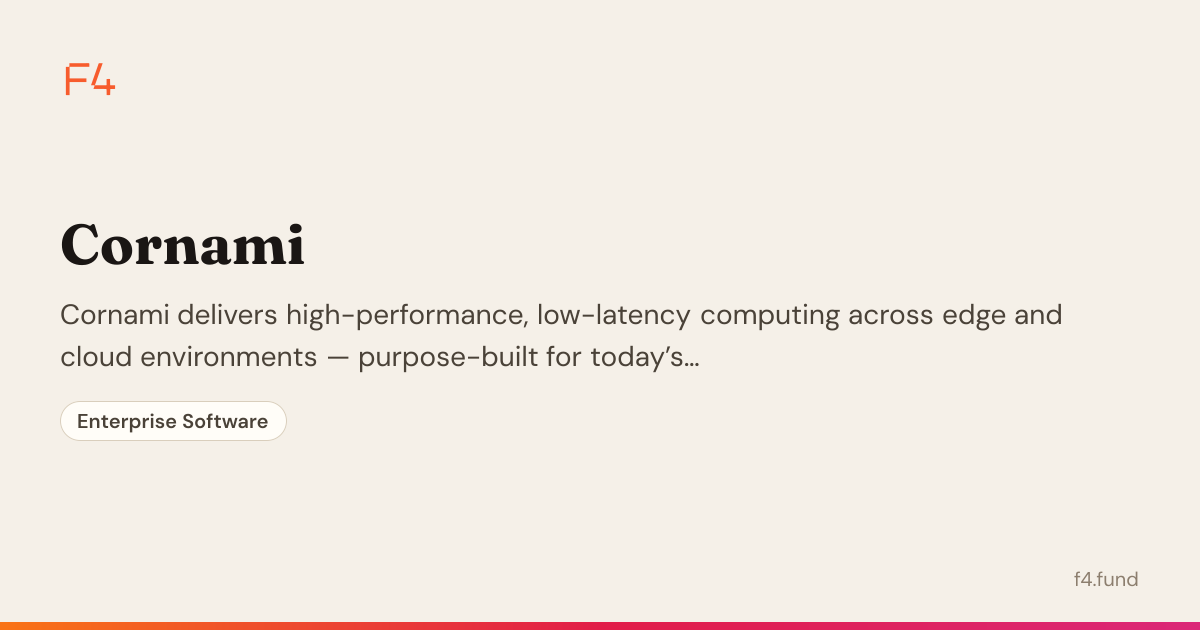 Cornami — Enterprise Software | F4