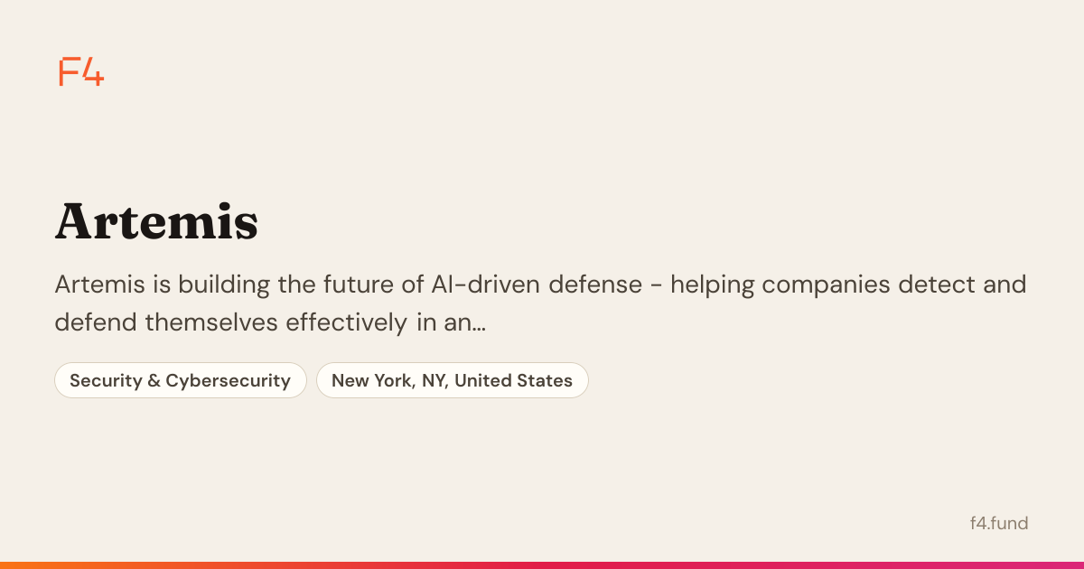Artemis — Security & Cybersecurity | F4