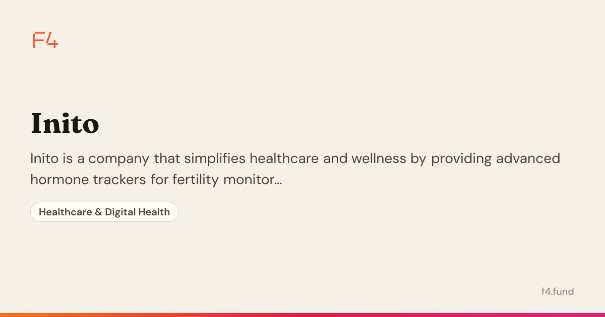 Inito — Healthcare & Digital Health | F4