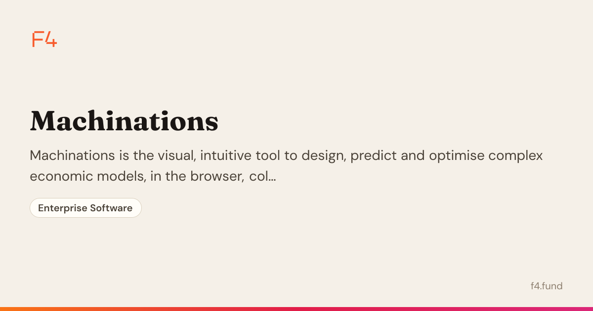 Machinations — Enterprise Software | F4