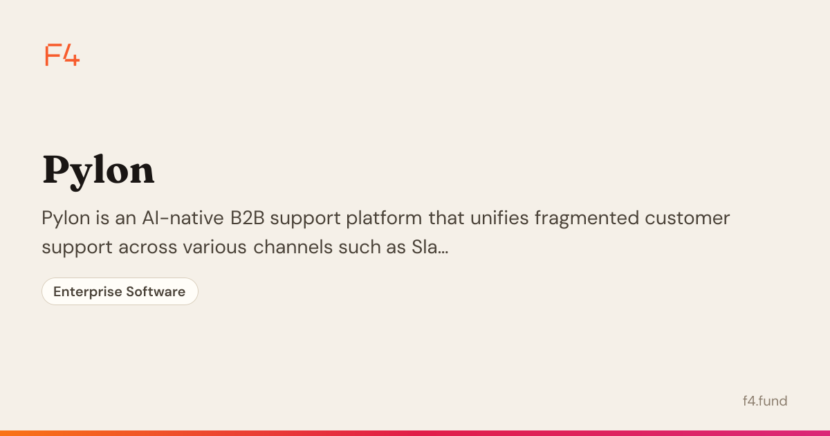 Pylon — Enterprise Software | F4